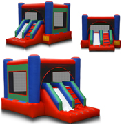 inflatable bouncer with slide combo